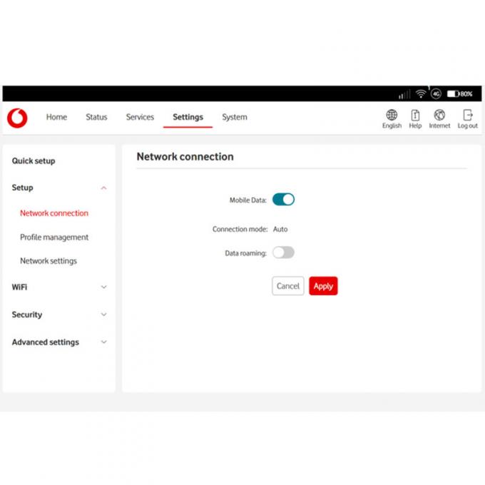 روتر جیبی اصلی وودافون R228T 150Mbps 4G LTE وای فای بی سیم مودم قابل حمل مینی Hotspot در فضای باز با دریچه سیم کارت 4