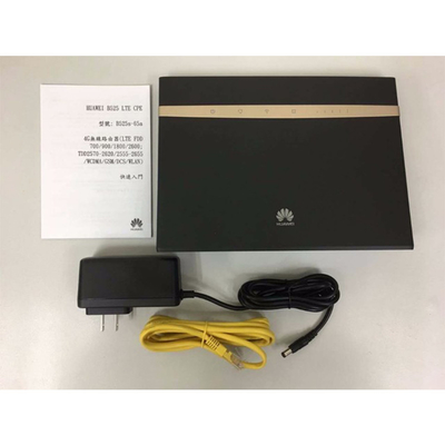خرید روترهای WiFi 4G LTE Huawei B525S-65a با سرعت 300 مگابیت بر ثانیه وایرلس هات اسپات روتر سیاه و سفید online manufacture