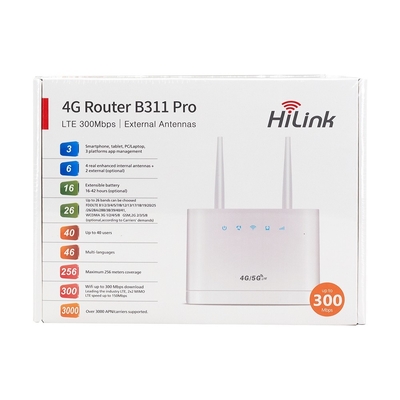 خرید روتر وای فای 4G B311 Pro OEM&ODM روتر وای فای بی سیم 4G Lte با بانک برق قیمت روتر وای فای online manufacture