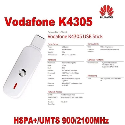 خرید بادی قابل حمل هواوی K4305 USB 21.6 Mbps HSPA مودم پهن باند موبایل دونگل 3G online manufacture