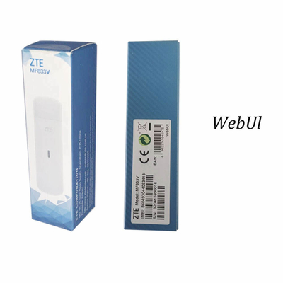 خرید Z-Te Mf833V Mf833u1 USB Dongle 150 Mbps مودم 4G LTE بی سیم Mf833 کارت شبکه جهانی جهانی online manufacture