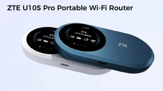 خرید باز شده ZTE U10S پرو وای فای بی سیم قابل حمل 229Mbps 4G LTE روتر مینی مودم بیرونی Hotspot با سیم کارت 3000mAh online manufacture