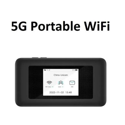 خرید 5000mAh 5G Dual-Band Pocket Router WiFi 6 Hotspot with SIM Slots 72H Streaming for Travel & Remote Work online manufacture