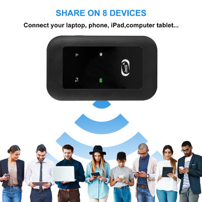 خرید نقطه های گرم سریع MF800 CAT4 روترهای بی سیم سیم کارت اسلات قابل حمل 150mbps Hotspot تلفن همراه 4g Lte GSM Wifi Router online manufacture