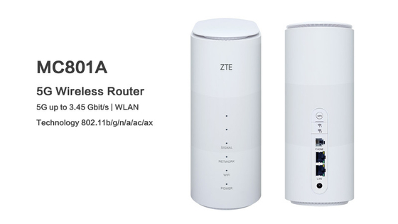خرید ZTE MC801A 5G وای فای داخلی روترهای CPE روتر 5 گرم داخلی سیم کارت قفل 100 متری online manufacture
