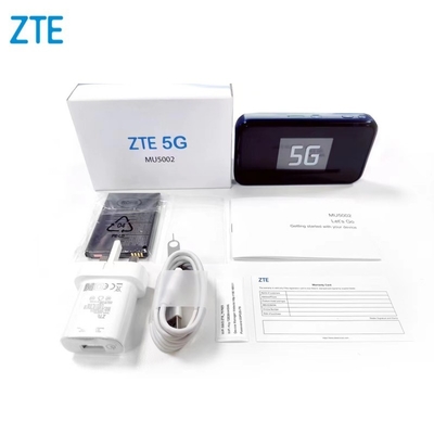 خرید روتر وای فای ZTE 5GHz Mu5002 5G NSA SA 5G NR+LTE EN-DC-Sub 6G Router Wireless online manufacture